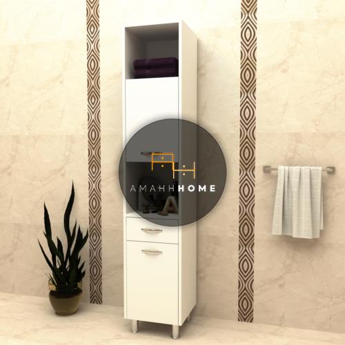 AMAHH HOME სააბაზანო კარადა - თეთრი 175 სმ