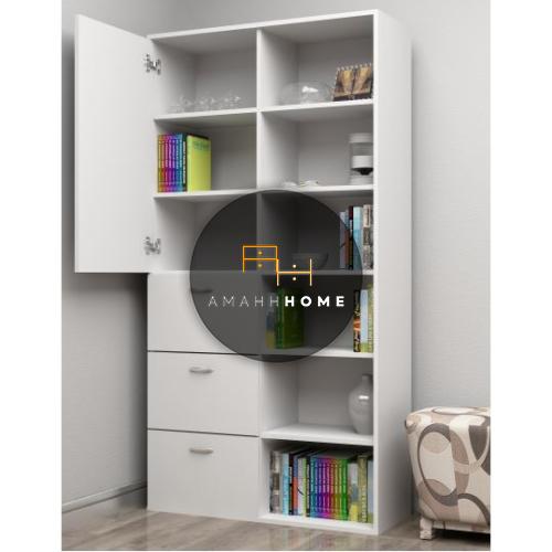 AMAHH HOME კარადა + წიგნის თარო