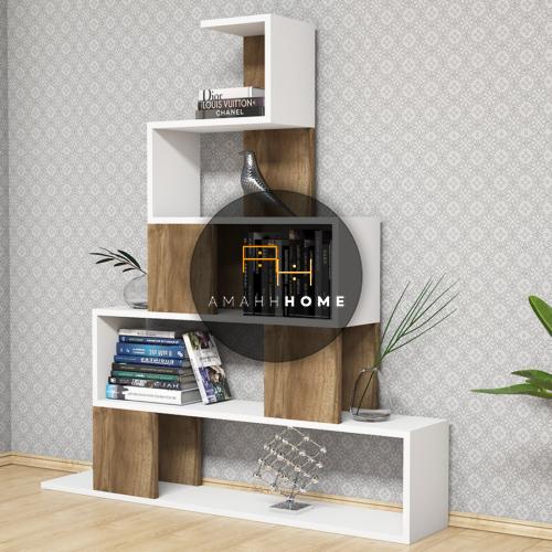 AMAHH HOME წიგნის თარო - თეთრი