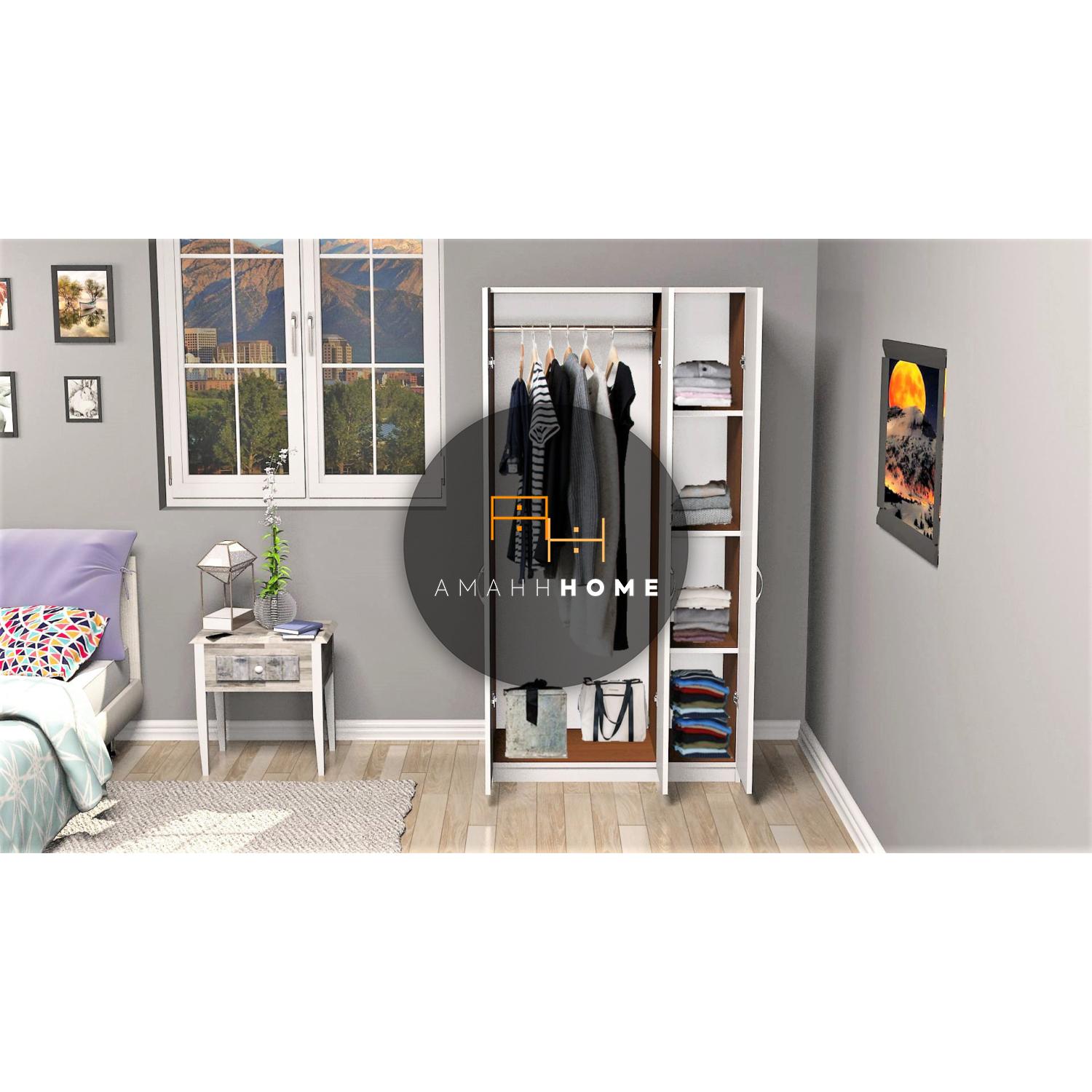 AMAHH HOME სამ კარებიანი გარდერობი