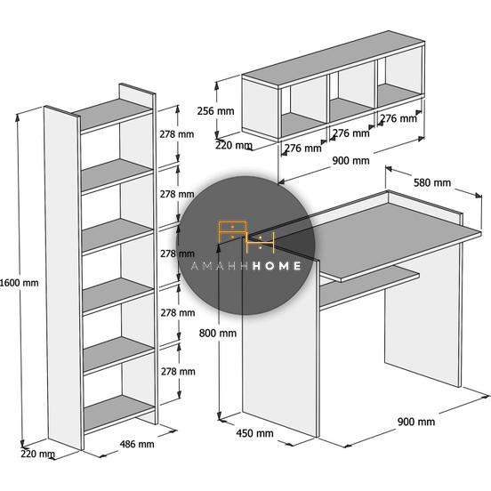 AMAHH HOME სამუშაო მაგიდა