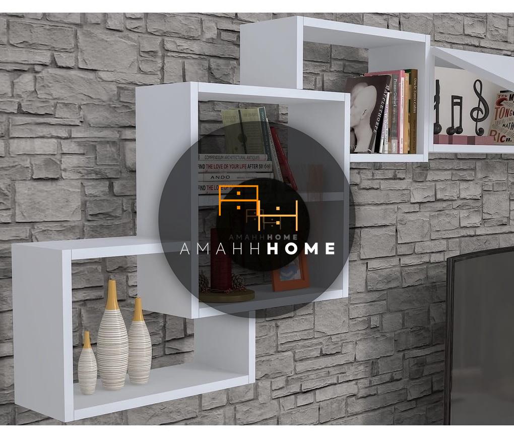 AMAHH HOME ტელევიზორის მაგიდა - თეთრი