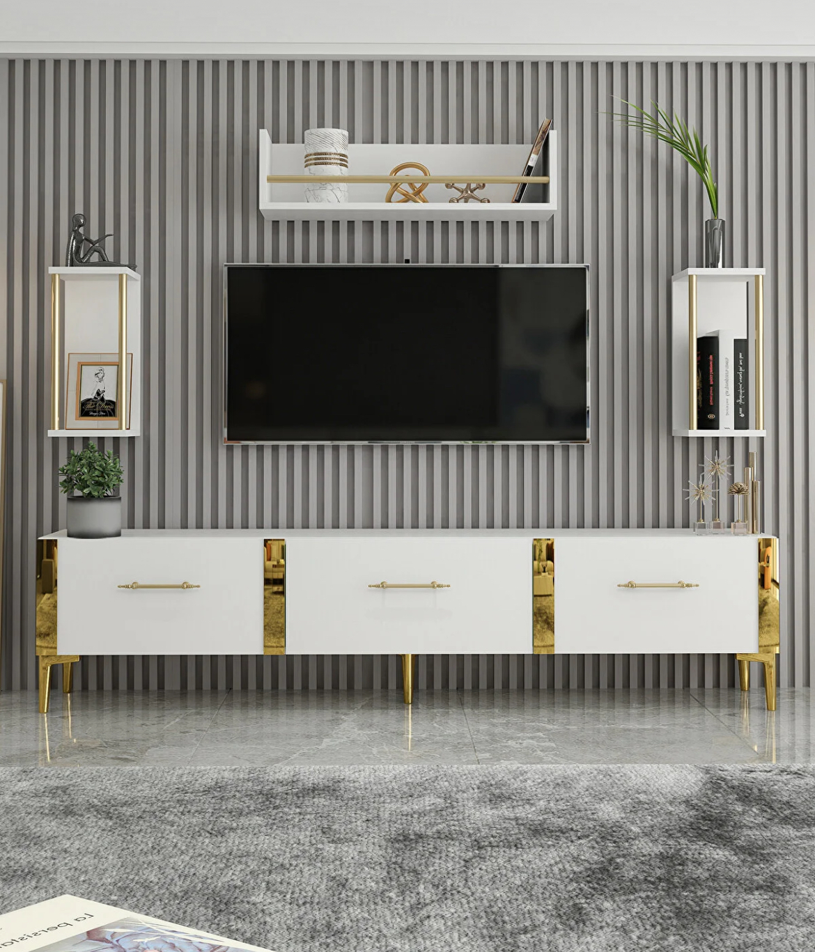 AMAHH HOME ტელევიზორის მაგიდა